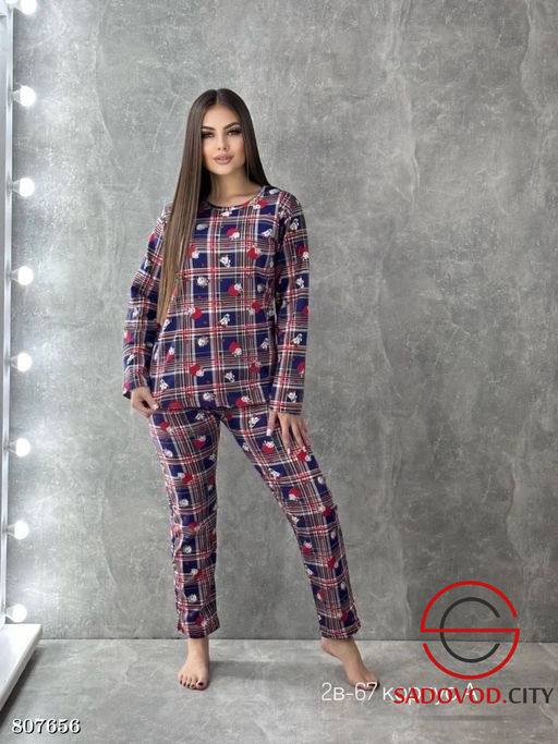 пижама с начёсом женская