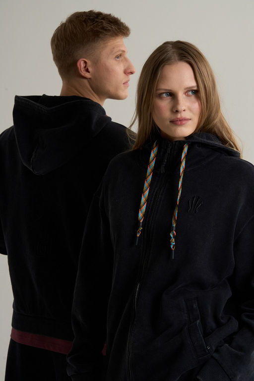 Толстовка на молнии Черный KAI Knit Track Top - Anta фото 3