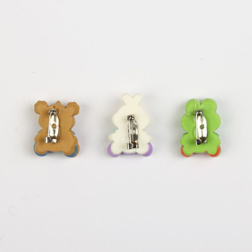 Значки пластиковые Веселая вечеринка, набор 3 шт., 2.1?2.9 см