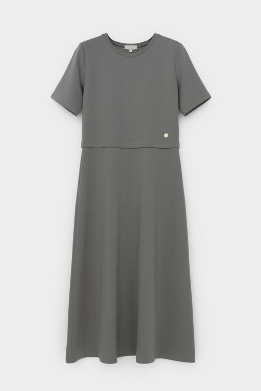 ЕВТ 5095/пряный базилик платье жен