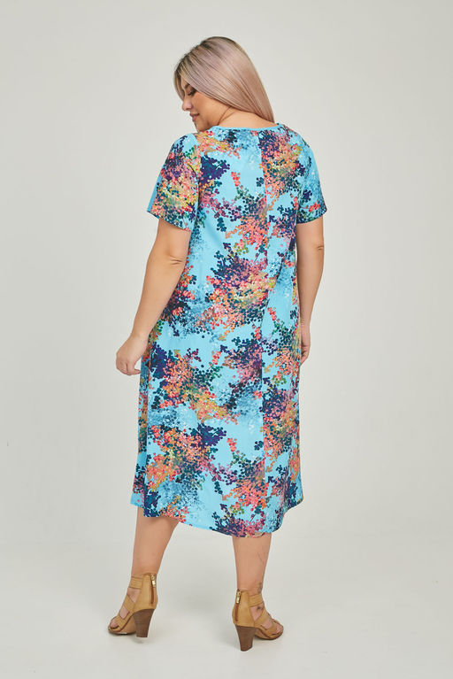 Платье Luxury Moda 1285 голубой