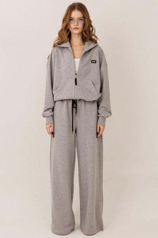 Костюм GO F3102/50-04.170-176 серый меланж