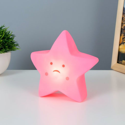 Фигурка светящаяся RISALUX «Тёплое солнышко», ночник LED×1, пластик, 14.5×5×13 см, МИКС