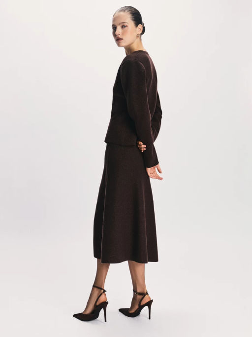 Юбка А-силуэта с люрексной нитью / Zarina