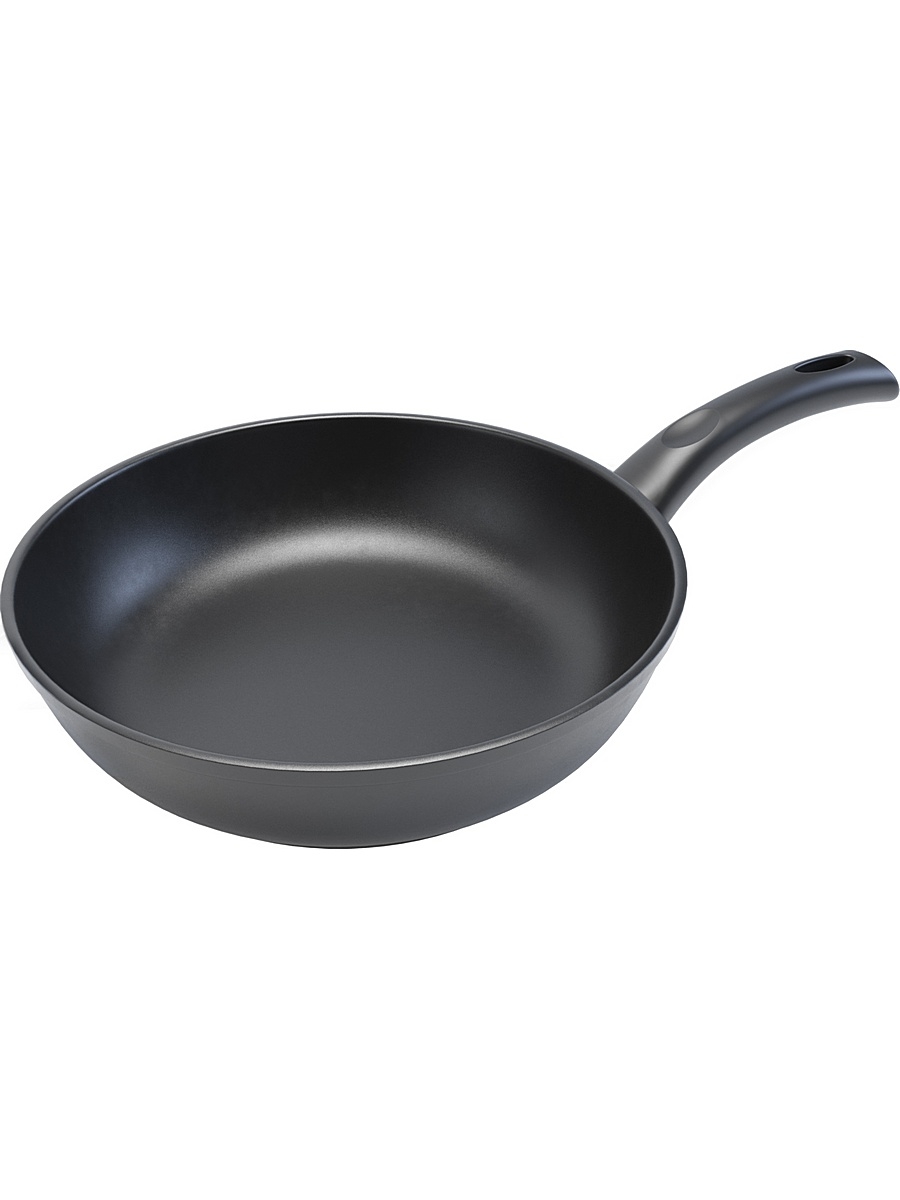 Сковорода Комфортная, несъемная ручка, 28 см - Нева металл посуда фото 2