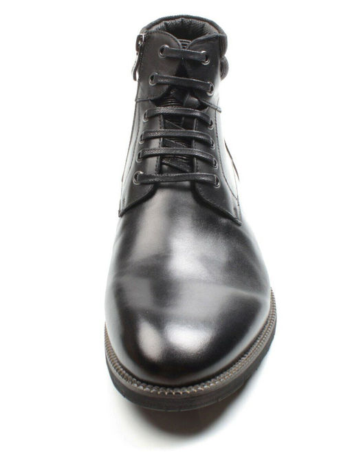 01-H9041-D11-SW3 BLACK Ботинки демисезонные мужские (натуральная кожа)