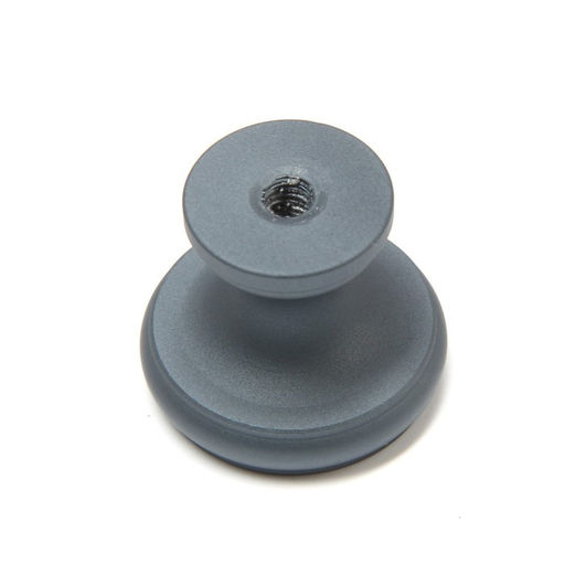 Ручка-кнопка мебельная CAPPIO PK321, d=24 мм, графит, 8 шт. TMP .