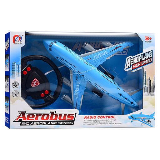 Самолет "Боинг" р/у, 27 MHz, свет, аккум, в коробке