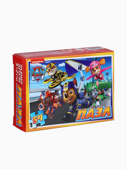 Пазлы детские «Щенячий патруль», набор 10 шт., 54 детали