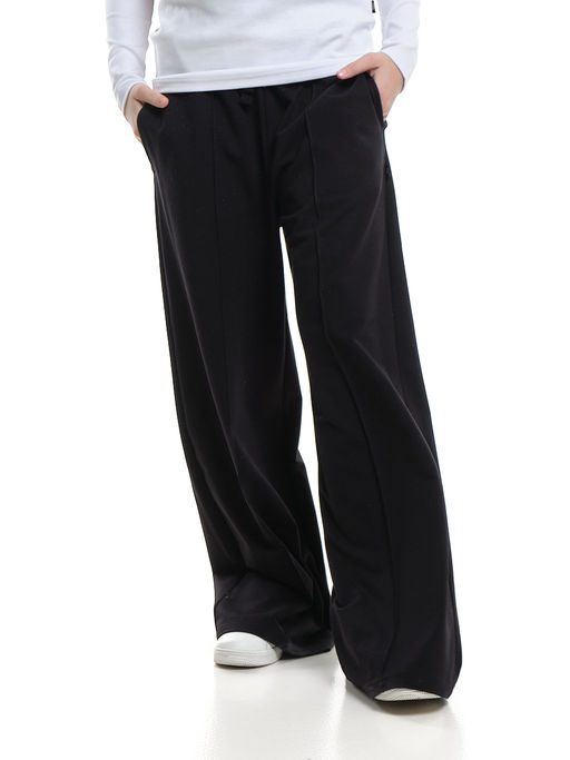 Брюки для девочки со строчкой черные школьные штаны с карманами 22-1564 черный - Mini maxi фото 12