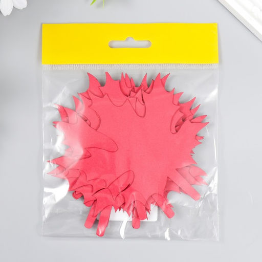 Заготовка из фоамирана «Лист клена», 10.5×9 см, набор 10 шт., красный