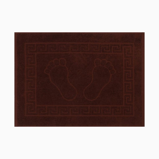 Полотенце махровое для ног 50х70см, коричневый 100% хлопок, 400 г/м - Текстиль центр фото 2