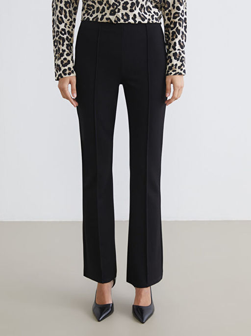 Ekstra Dar Fit ?spanyol Pa?a Kad?n Pantolon