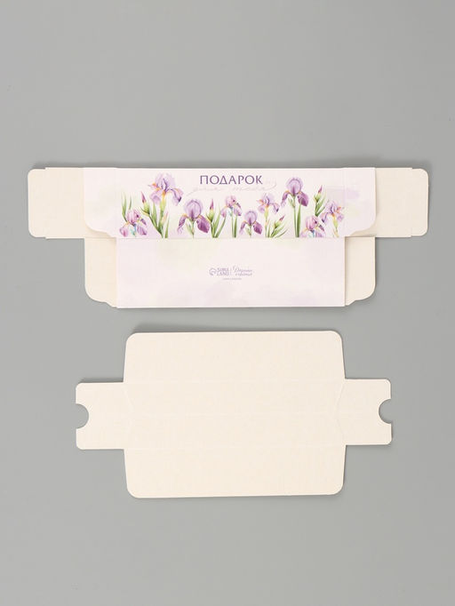 Цена за 5 шт. Коробка складная с окном Подарок для тебя, 5.5?18?5.5 см