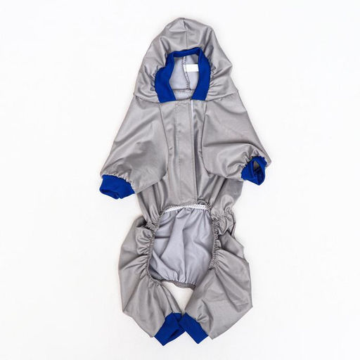 Комбинезон для животных, без подклада, M (ДС 24-26, ОШ 28, ОГ 34-36 см), серый - Simaland фото 8