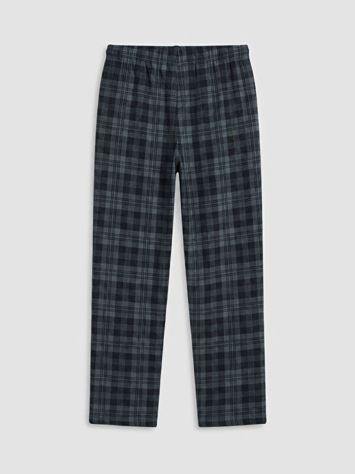 Regular Fit Ekose Erkek Pijama Alt? - Waikiki фото 2