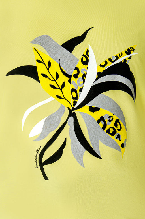 Арт. 3-1150 Футболка женская 50-58 (5 шт) Цвет:желтый - Калинка фото 6