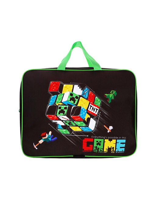 Папка с ручками текстильная А4, 360×245×70 мм, Calligrata Top «Игра»