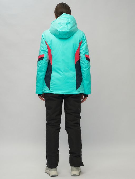 Горнолыжный костюм женский бирюзового цвета 02201Br - Chunmai фото 5