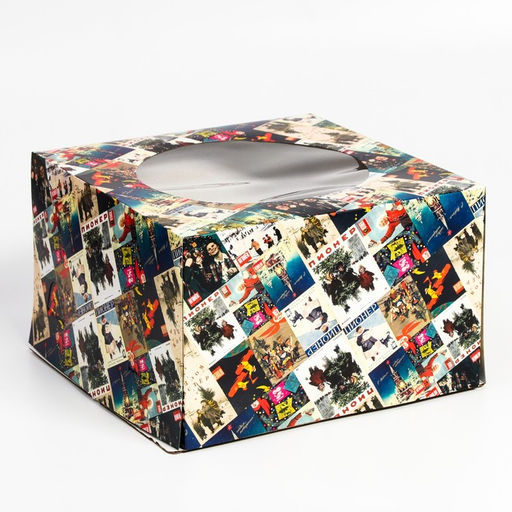 Кондитерская упаковка с окном Советская, 30 х 30 х 19 см - UPAK LAND фото 5