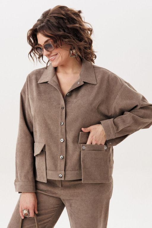 Жакет ANELLI 1528.1 кедровый орех