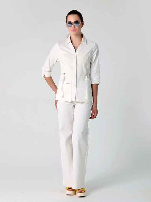 25226 Жакет белый