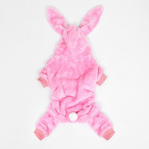 Комбинезон Зайка с капюшоном, размер XL (ДС 40 см, ОГ 50 см, ОШ 40 см), розовый - Simaland фото 19