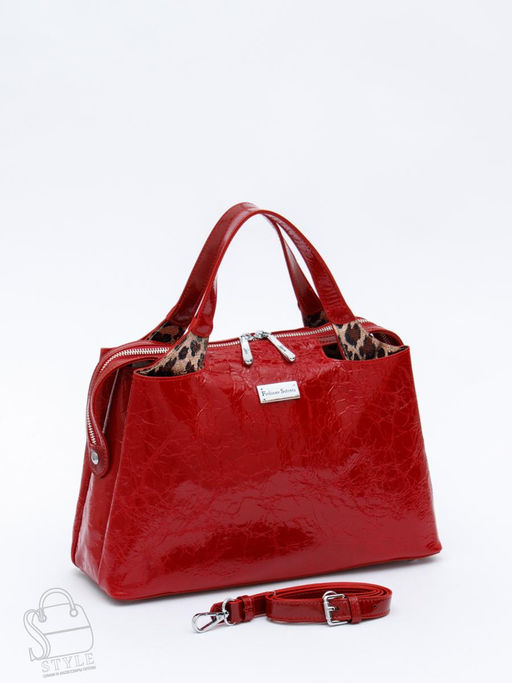 Сумка женская кожаная 9613-1S wine red Velina Fabbaino-Safenta в Новосибирске
