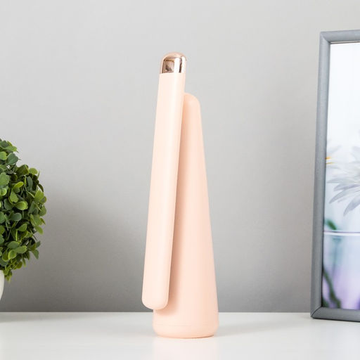 Лампа настольная RISALUX «Страйк», светодиодная, 3 режима, USB, розовая, 6.8×6.8×28.5 см