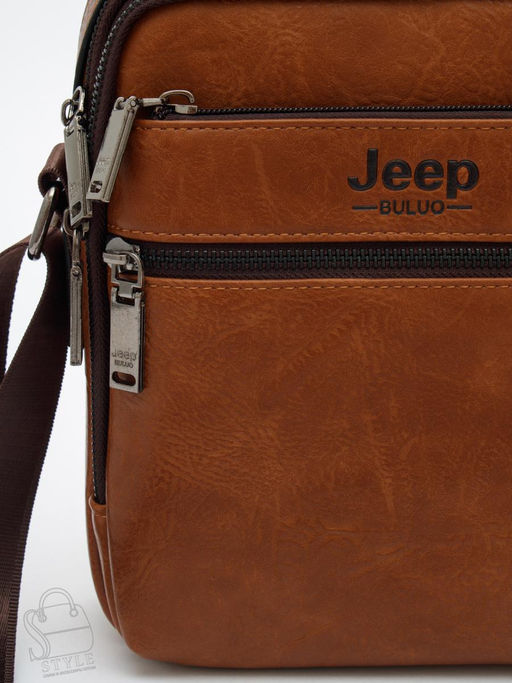 Сумка мужская 3105-2 brown Jeep - S-style фото 5