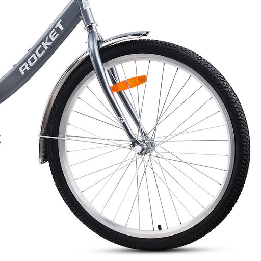 Велосипед 24" Rocket City Fold 24, цвет серый, размер 16"