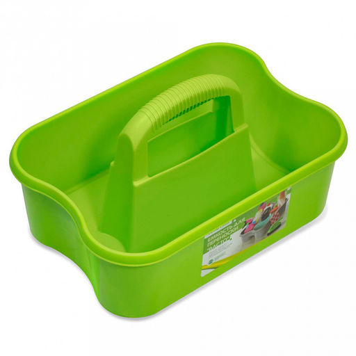 Контейнер-лоток садовый пластмассовый "Васто" 32,5x25,2x19,3см, 6,3л, с ручкой, малый, полипропилен, цвета микс (Россия)