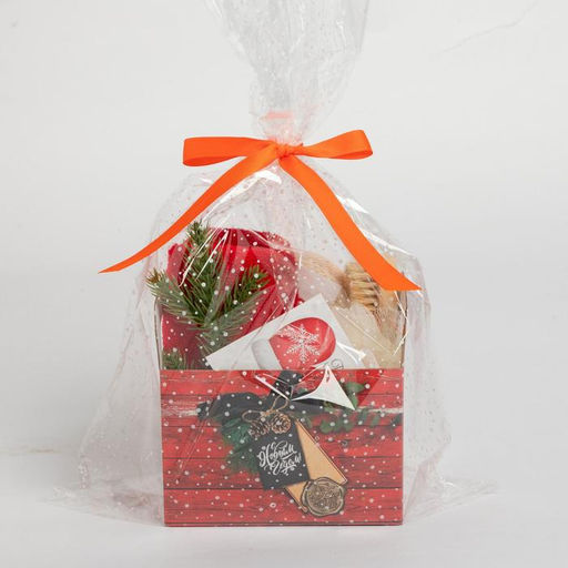 Набор новогодний подарочный Этель Счастья в Новом году полотенце 30?60 см и аксессуары (4 предмета)  фото 10