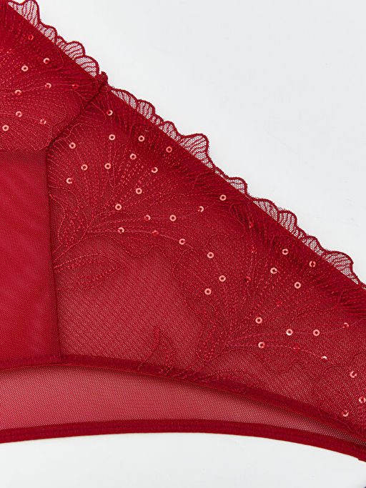 Dantel Detayl? Fantezi Bikini K?lot