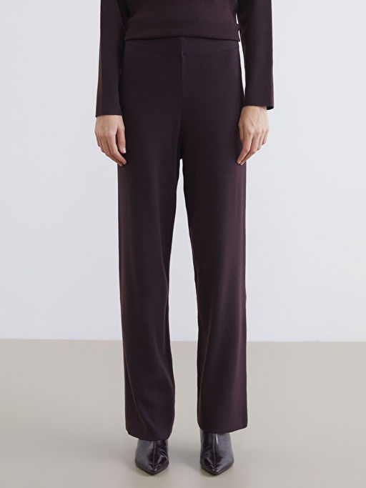 Beli Lastikli Geni? Pa?a Kad?n Triko Pantolon