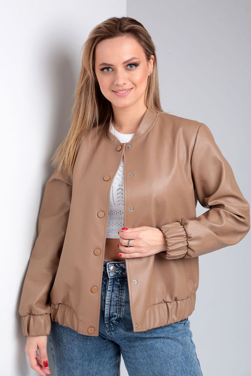 Куртка Liona Style 895 кофейный