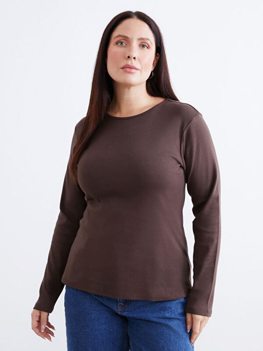 Bisiklet Yaka Kad?n Ti??rt