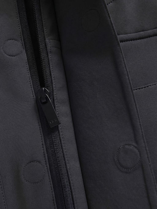 Ветровка мужская софтшелл виндстоппер с капюшоном спортивная черного цвета 9617_1Ch