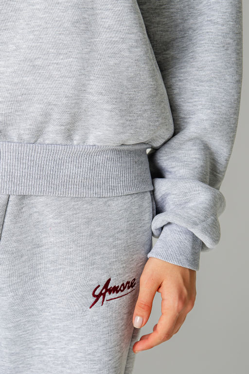 Арт. 2915 Костюм с начесом женский 44-52 (5 шт) Цвет:серый