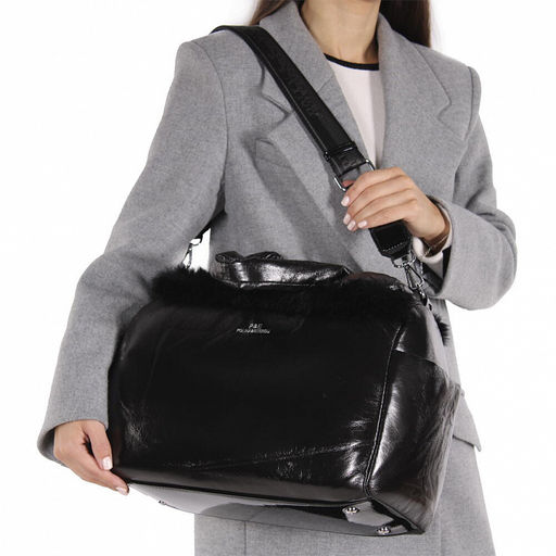 Сумка 3336-1-8285-9P black Polina&Eiterou