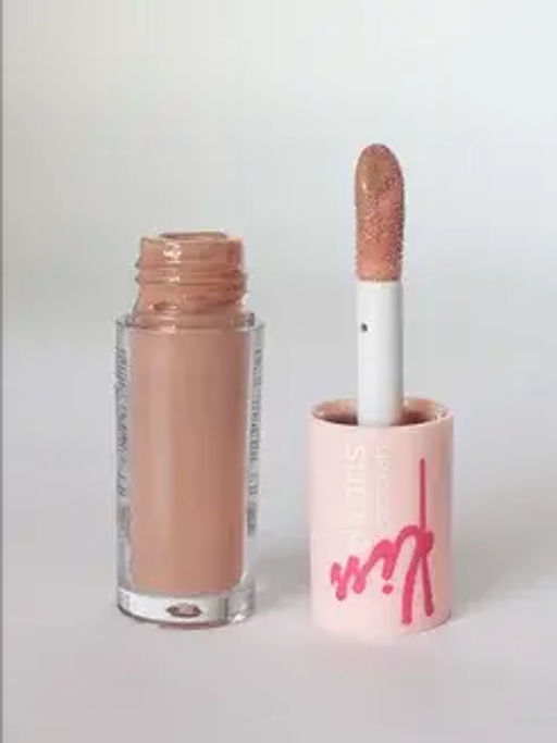 LavelleCollection Блеск для губ глянцевый SUGAR KISS тон 01 мерцающий бежевый