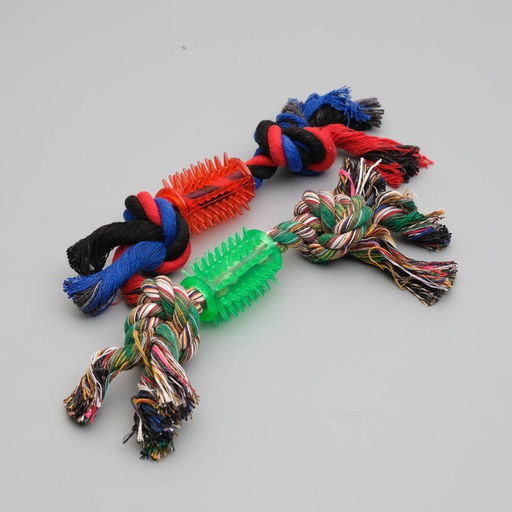 Игрушка тренировочная канатная Зубочистка, 65 г, микс цветов - Пижон фото 4