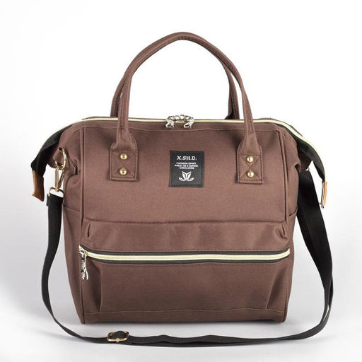 Сумка-рюкзак 2 в 1 на колёсах 18, отдел на молнии, наружный карман, цвет коричневый - Simaland фото 8