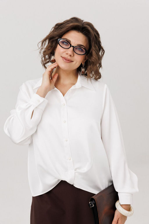 Рубашка ANELLI 1663 перламутровая жемчужина  фото 5