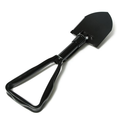 Лопата туристическая, L=47 см, складная, пилка, металлический черенок, с ручкой, в чехле, Greengo