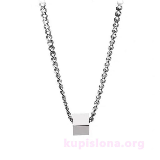 Подвеска на цепочке Silver cube - Купи слона фото 2