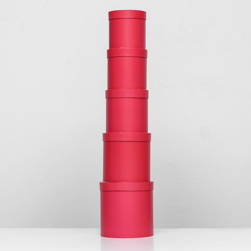Набор шляпных коробок 5 в1 Viva Magenta Panton, 20 20 2014 14 х 14 см - Simaland фото 3