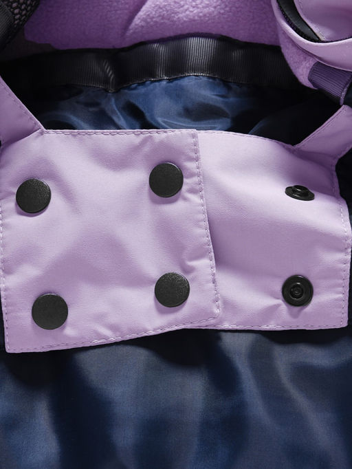 Горнолыжный костюм зимний для девочки фиолетового цвета 9518F - Valianly фото 14