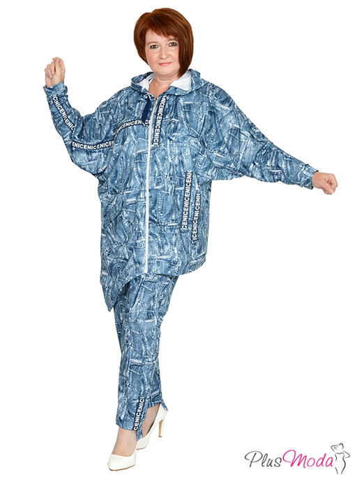 Толстовка Модель №943 размеры 44-84 - Plusmoda фото 6