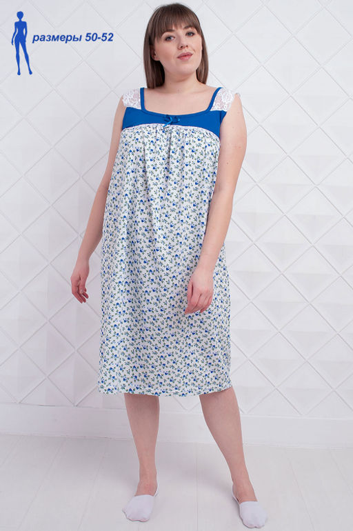 Арт. 6080 Ночная сорочка 50-52 Цвет:ассорти - Калинка фото 6